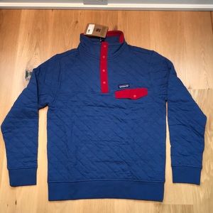 Patagonia Mens Cotton Quilted Snap-T Pullover